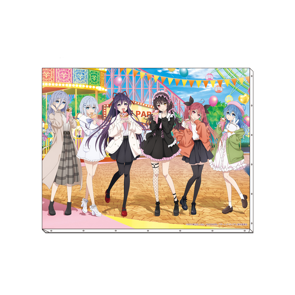 描き下ろしF6キャンバスアート 遊園地デート ver.