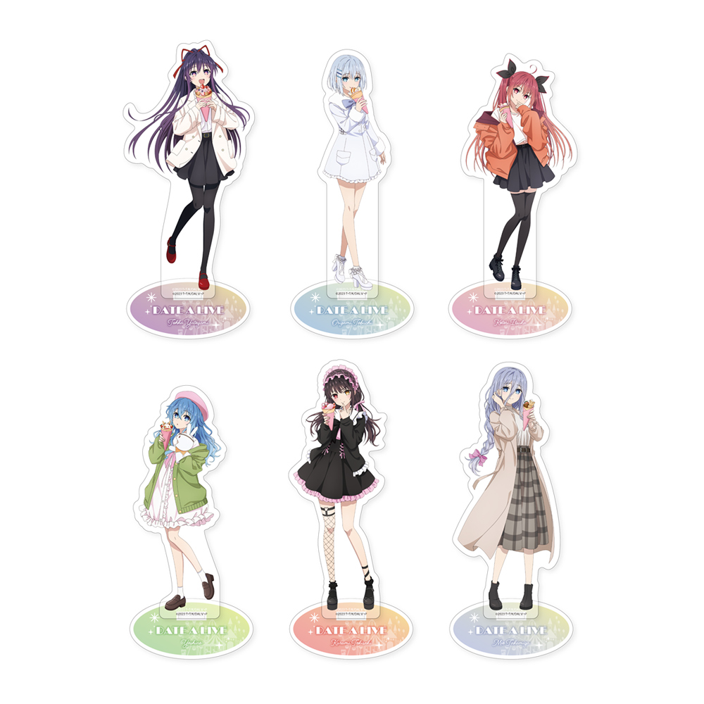 描き下ろしアクリルスタンド 6種