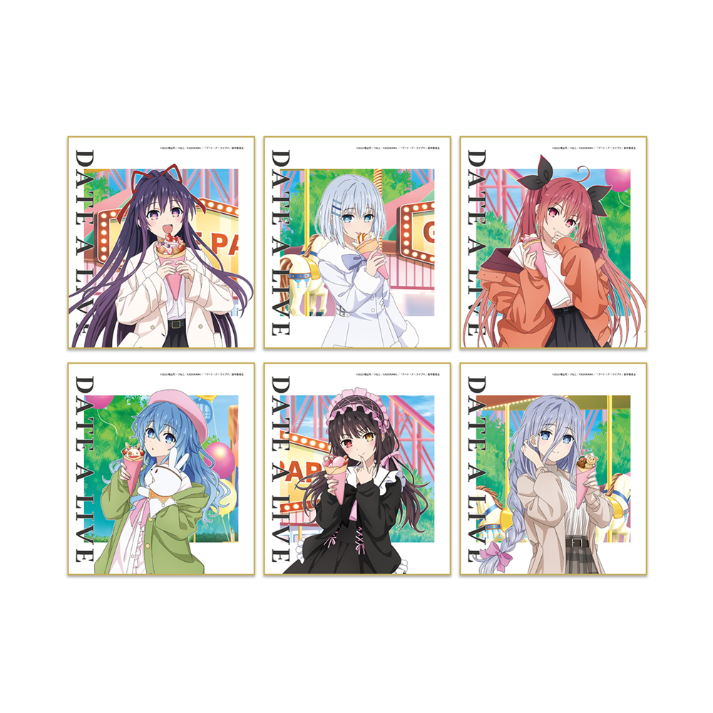 描き下ろしミニ色紙 6種