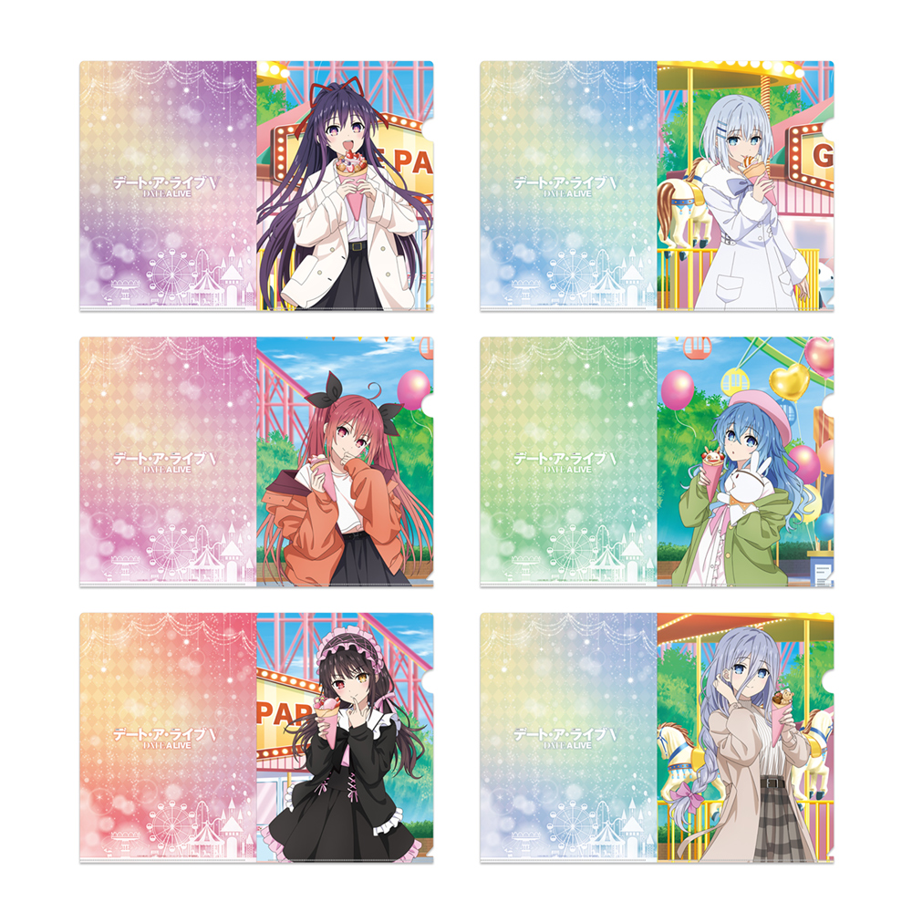 描き下ろしクリアファイル 6種