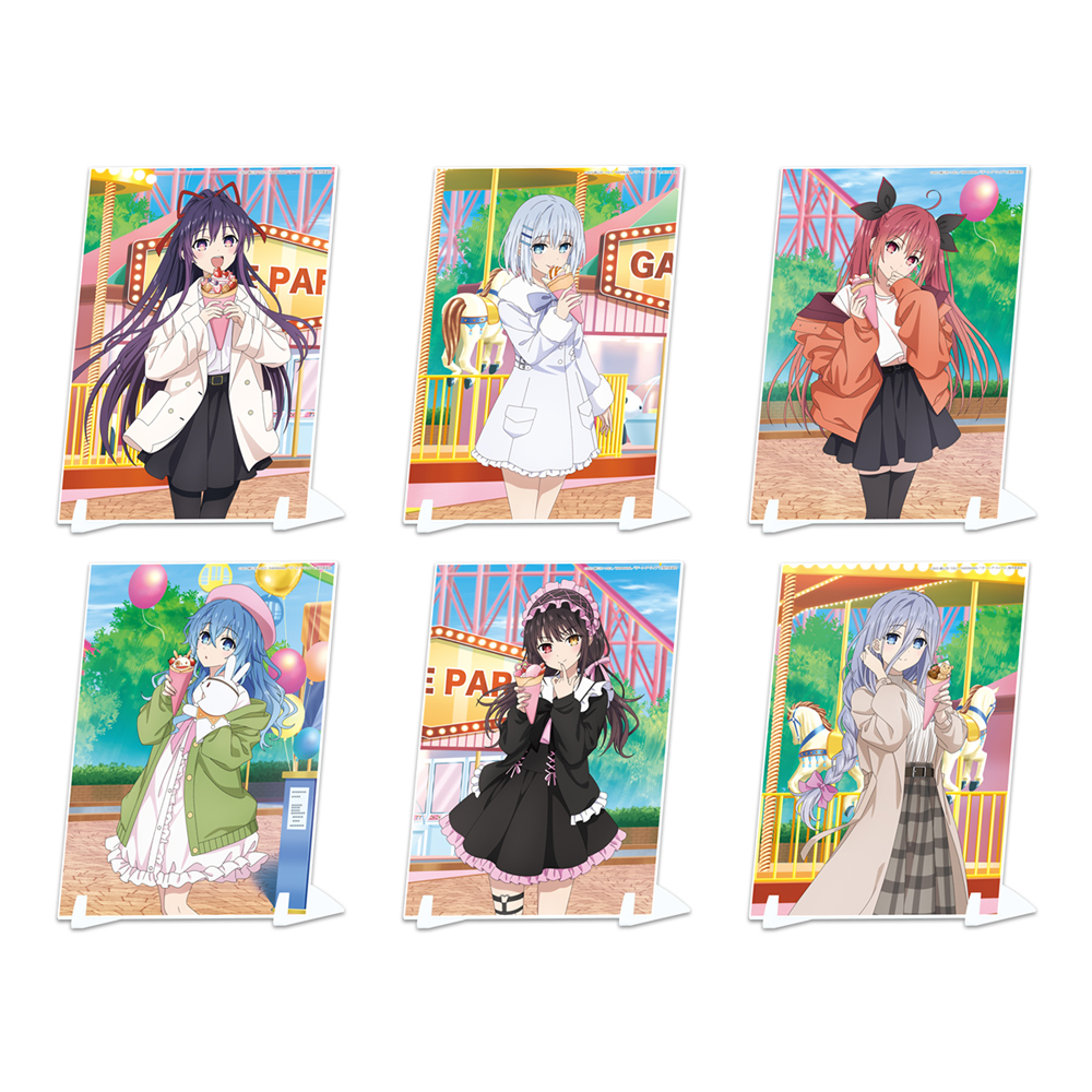 描き下ろしビジュアルアクリルプレート 6種