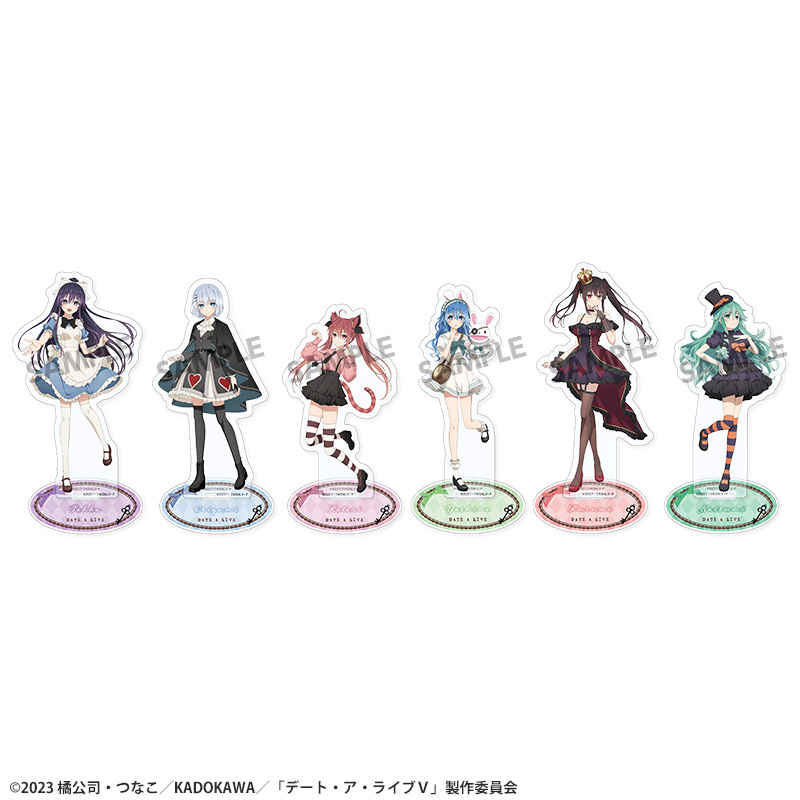 描き下ろしアクリルスタンド 6種