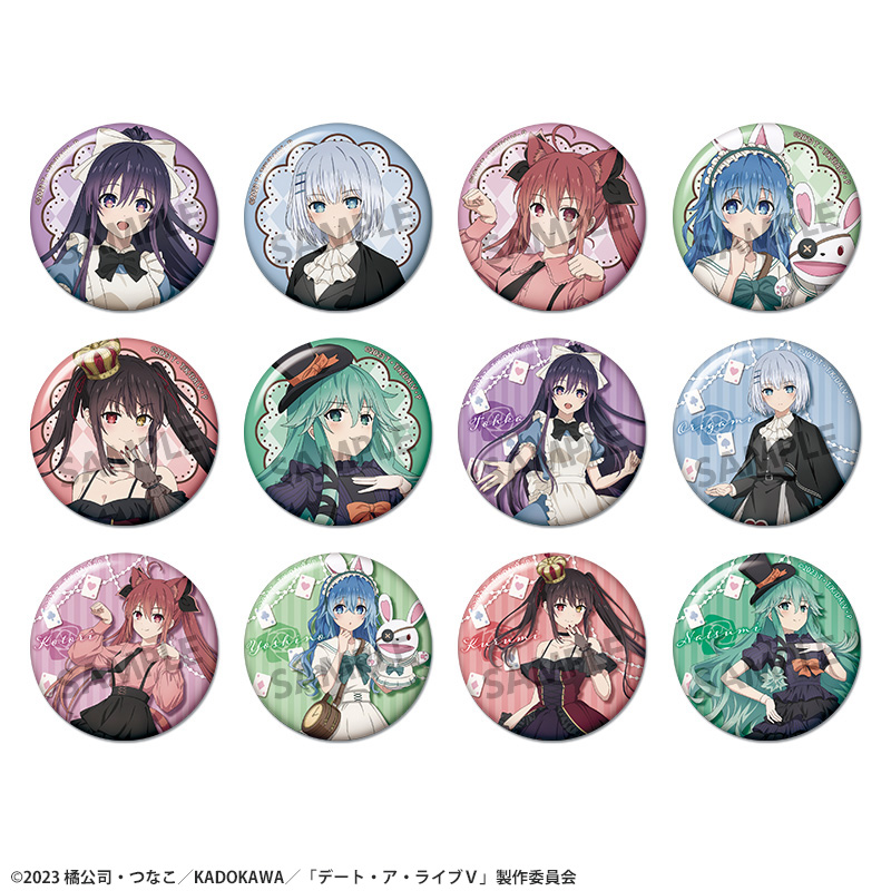 描き下ろしトレーディング缶バッジ 不思議の国のアリス ver.