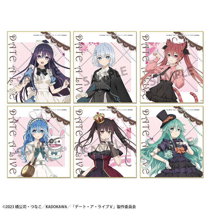 描き下ろしミニ色紙 6種