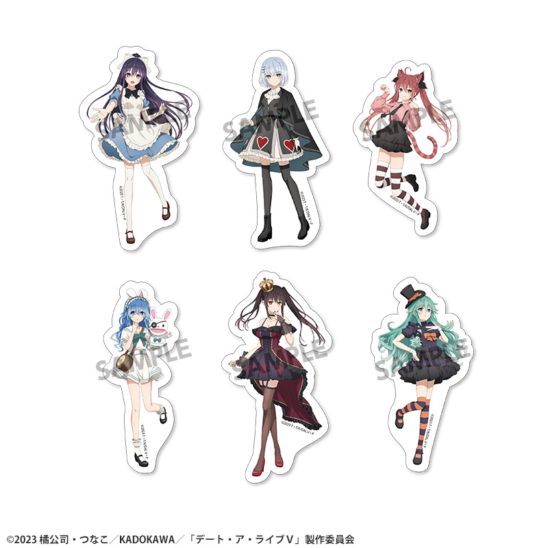 描き下ろしダイカットステッカー 6種