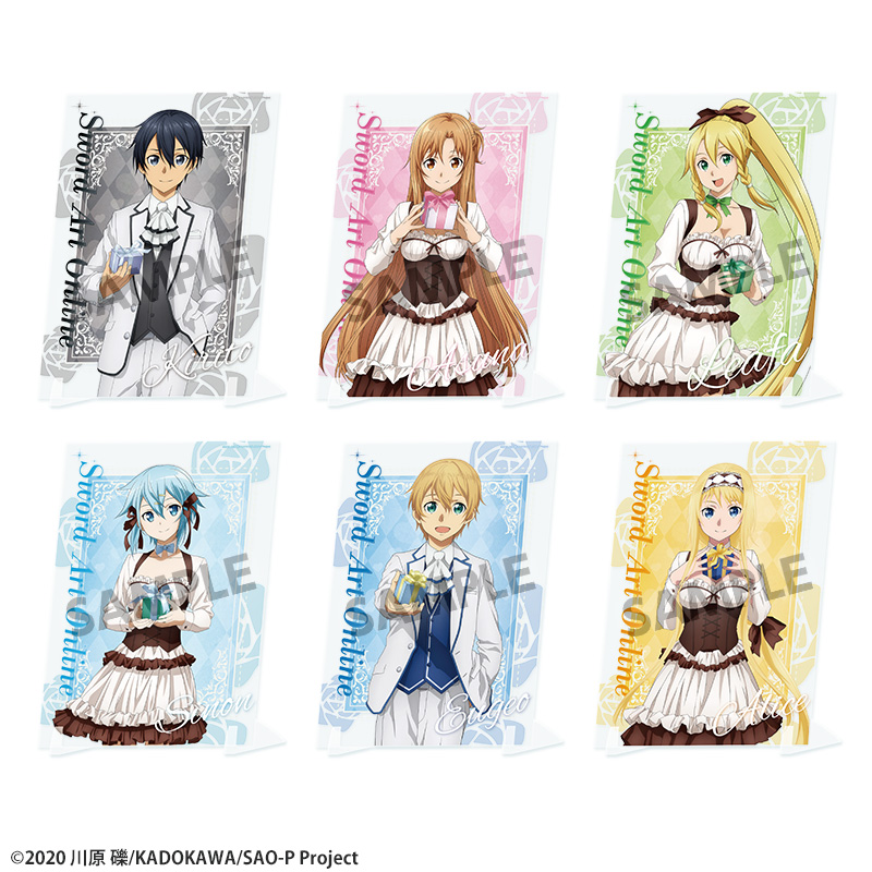 描き下ろしビジュアルアクリルプレート 6種